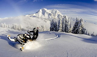 Snowmobiling